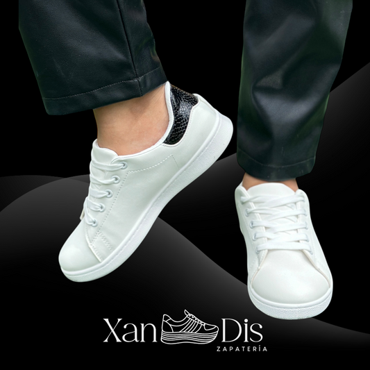 TENIS BLANCOS URBANOS CASUALES MINIMALISTAS COMODOS