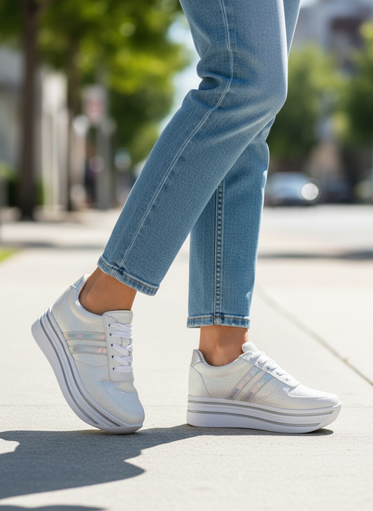 TENIS DE PLATAFORMA BOREAL GLITTER