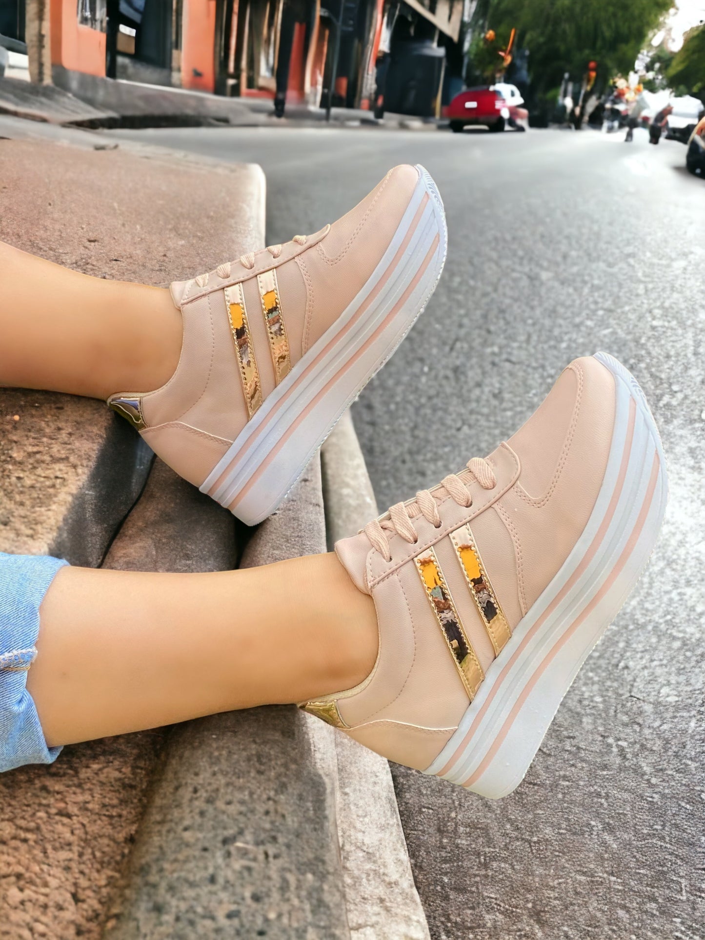 Tênis Feminino Tenis Plataforma Vizzano Rosa Tenis Rosas